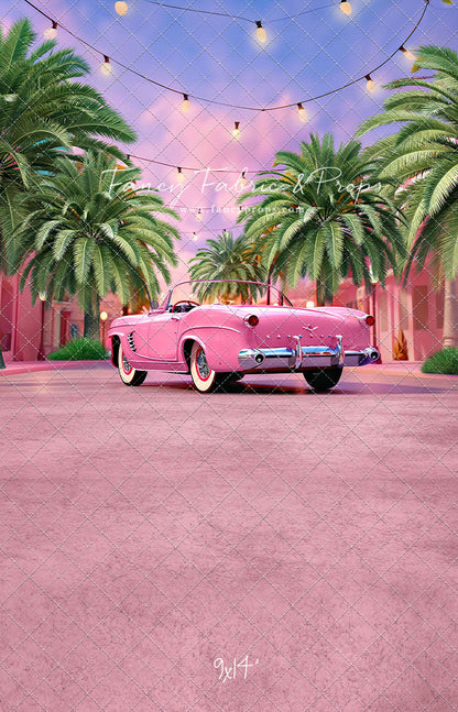 Malibu Shopping Center - Pink Car & Pink Floor - With Sweep Option