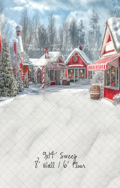 North Pole Cozy Street - with Sweep Option