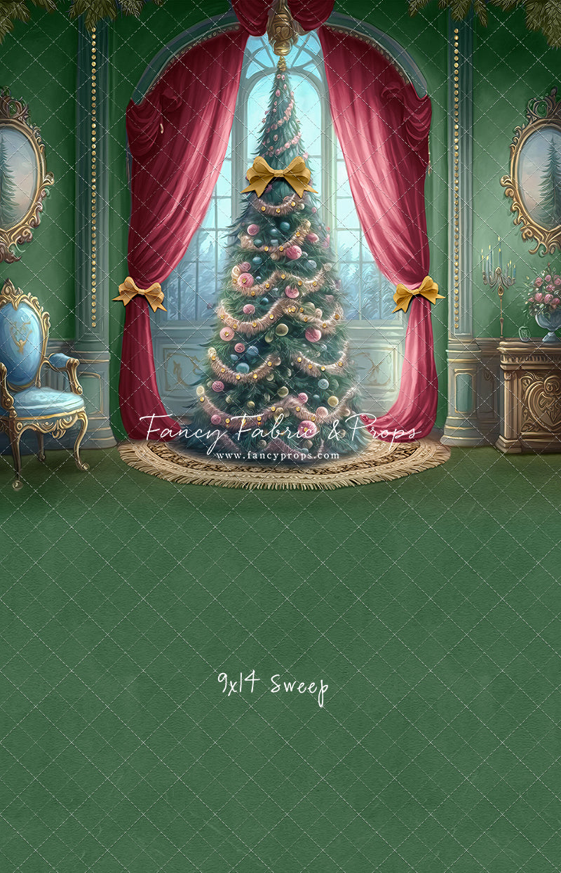 Christmas Wishes - All Green - with Sweep Option