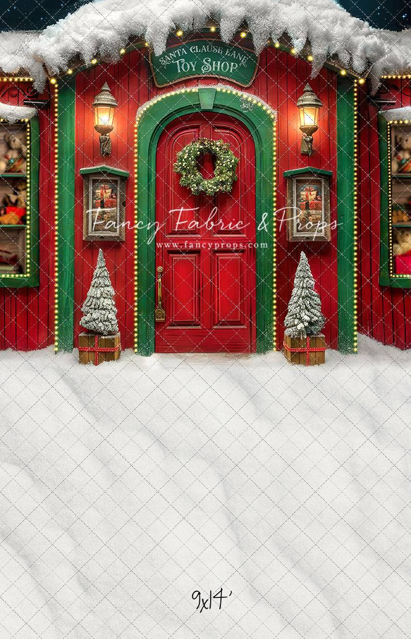 Santa Claus Lane Toy Shop - with Sweep Option