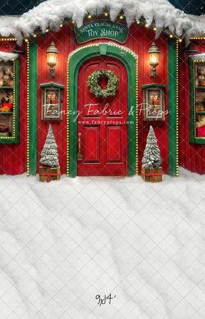 Santa Claus Lane Toy Shop - with Sweep Option
