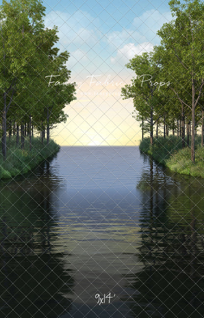 Spring at the Lake - With Sweep Option