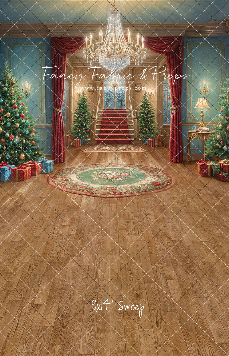 Elegant Holiday Hallway - With Sweep Option