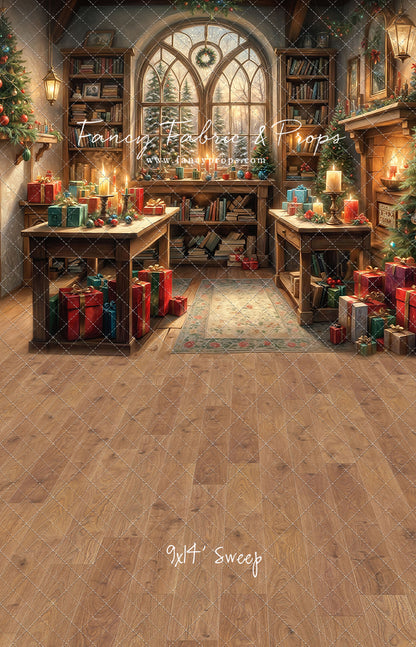 Winter Cabin Wrapping Room - with Sweep Option