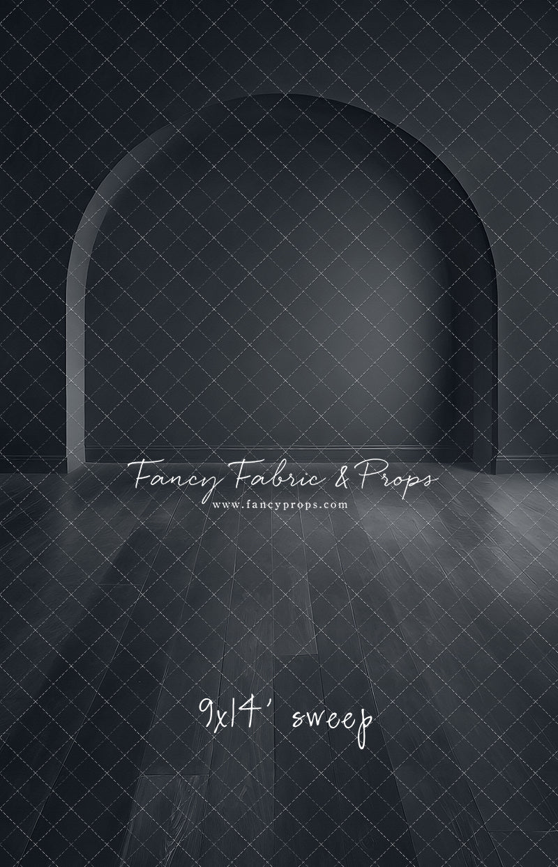 Modern Midnight Alcove - Wood Floor - With Sweep Option