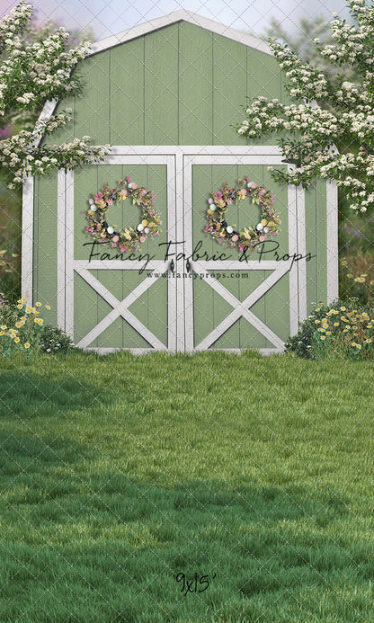 Easter Blossoms Barn - With Sweep Option