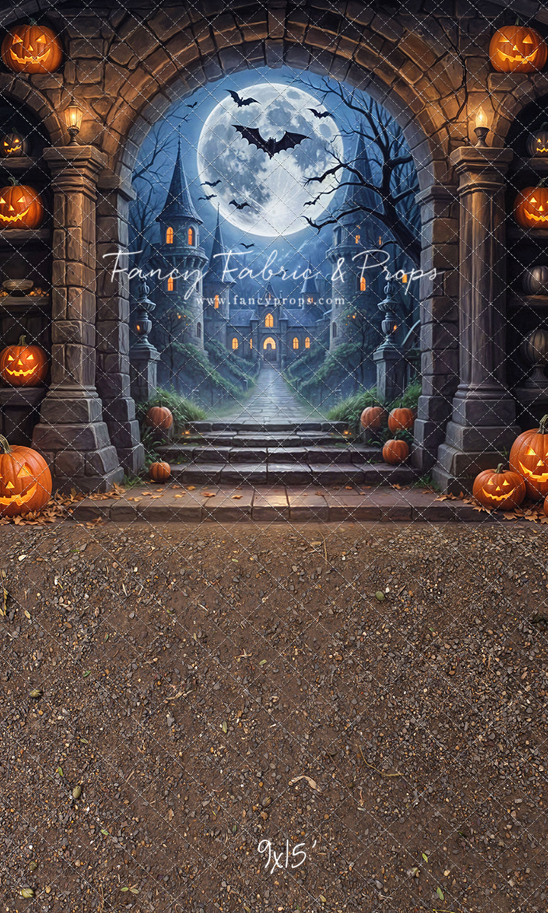 Gothic Halloween Gateway - Dirt Floor - With Sweep Option