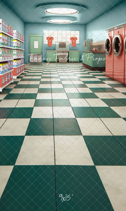 Laundry Day - Blue - With Sweep Option