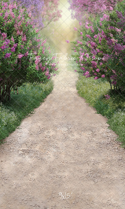 Lilac Garden Path - With Sweep Option