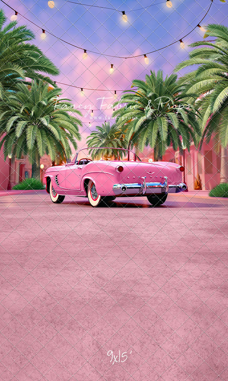 Malibu Shopping Center - Pink Car & Pink Floor - With Sweep Option