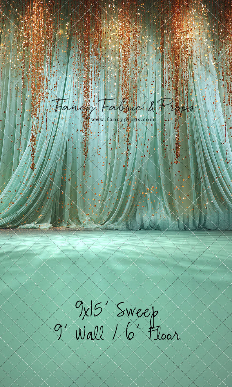 Mint Curtain - With Sweep Option