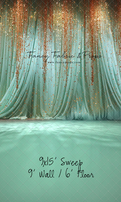 Mint Curtain - With Sweep Option