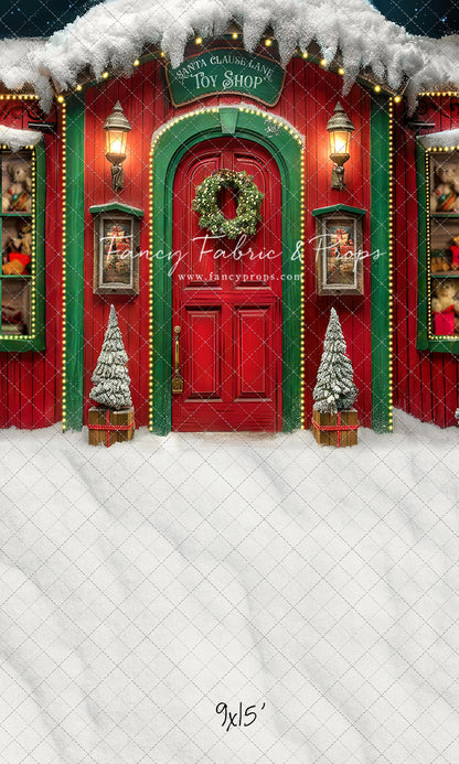 Santa Claus Lane Toy Shop - with Sweep Option