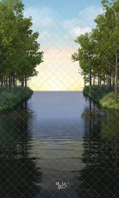 Spring at the Lake - With Sweep Option