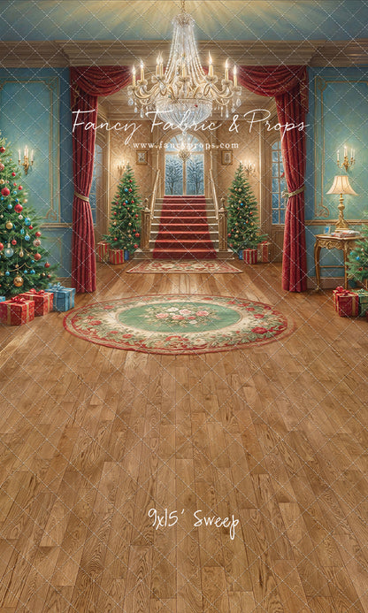Elegant Holiday Hallway - With Sweep Option