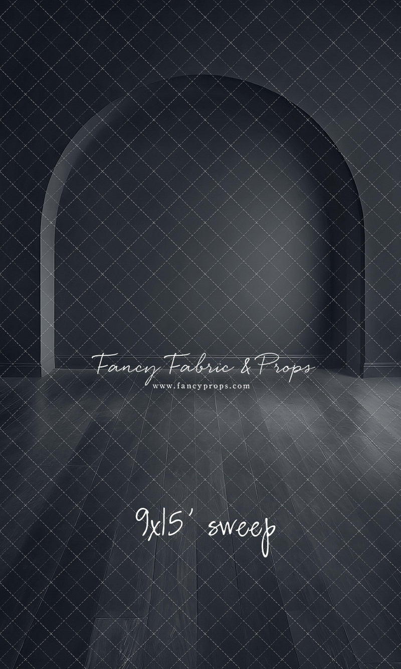 Modern Midnight Alcove - Wood Floor - With Sweep Option