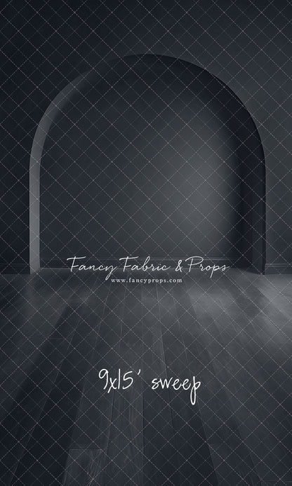 Modern Midnight Alcove - Wood Floor - With Sweep Option