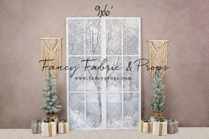 Boho Fireplace Window