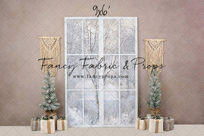 Boho Fireplace Window