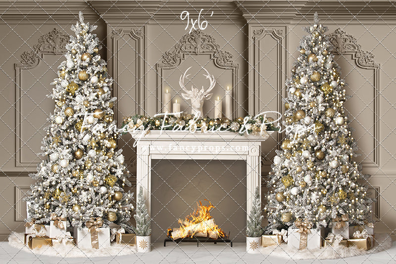 Frosted Fireside Glow