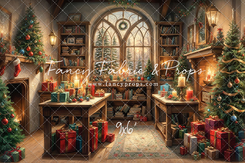 Winter Cabin Wrapping Room - with Sweep Option