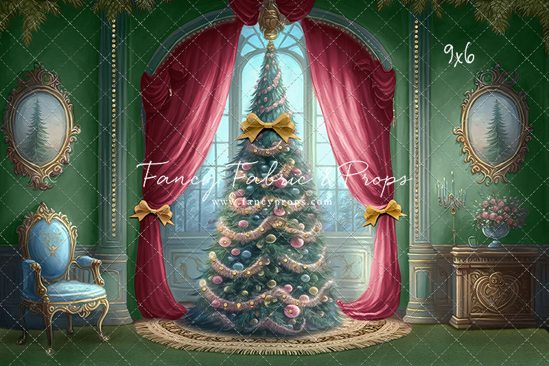 Christmas Wishes - All Green - with Sweep Option