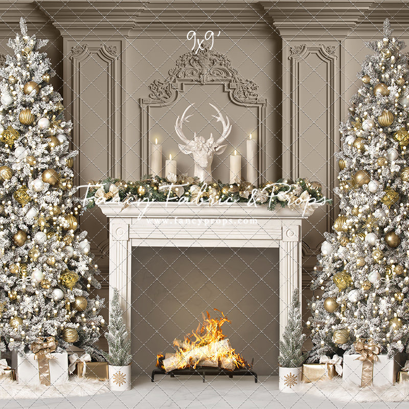 Frosted Fireside Glow