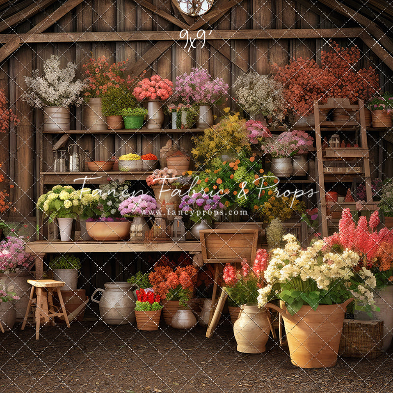 Grandma's Gardening Shed - With Sweep Option