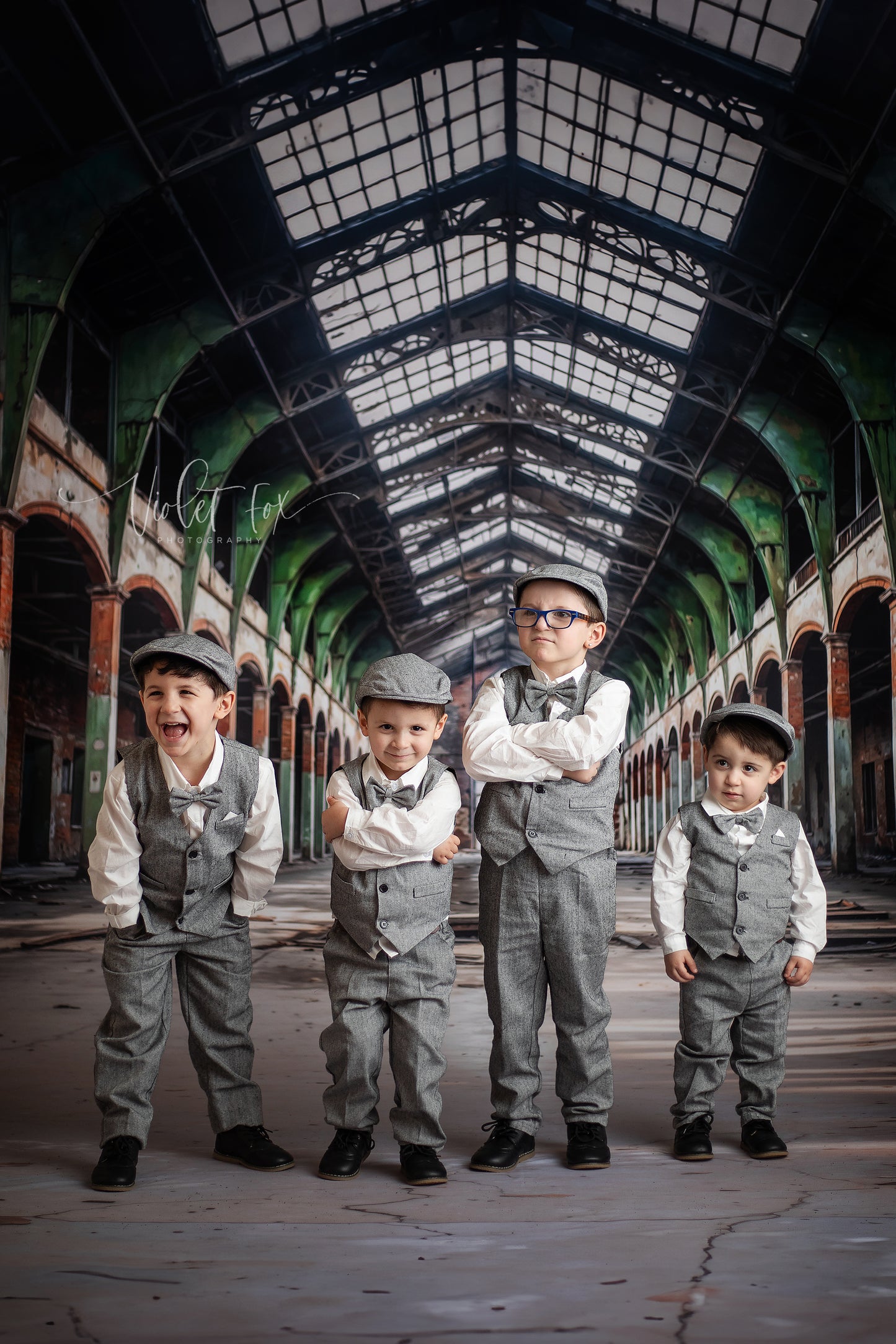 Abandoned Warehouse Concrete Mat Floor