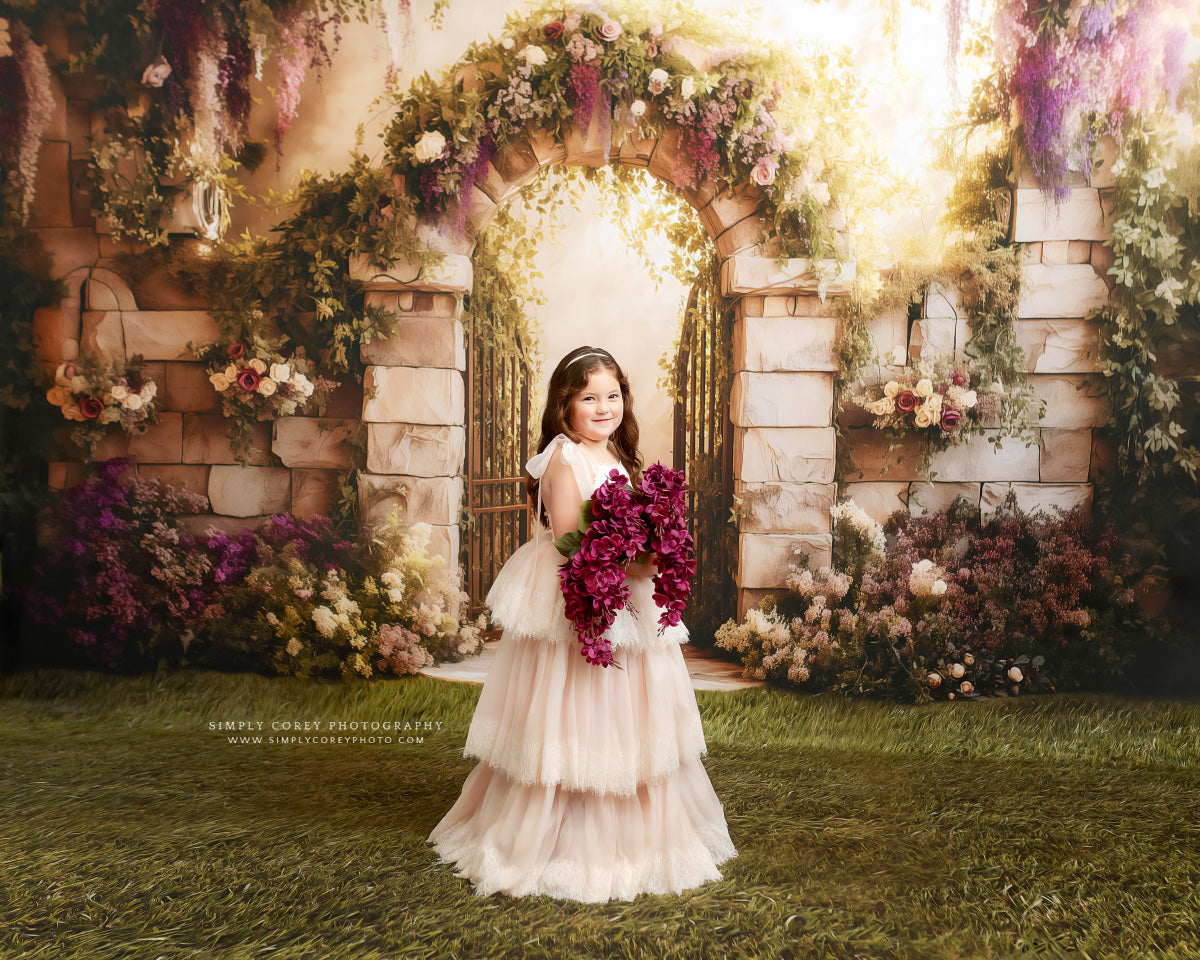 Amethyst Garden Gate - With Sweep Option