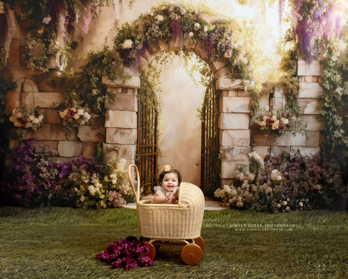 Amethyst Garden Gate - With Sweep Option