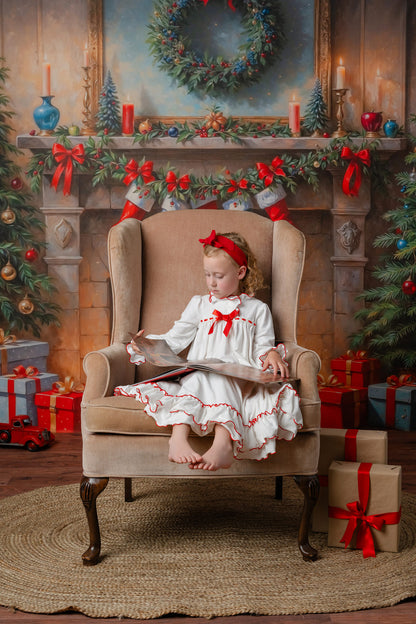 Antique Holiday Mantle - with Sweep Option