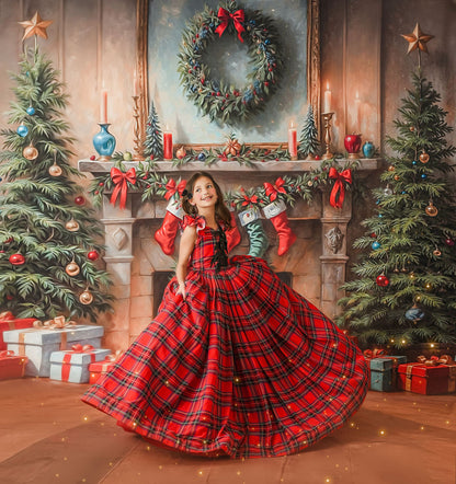 Antique Holiday Mantle - with Sweep Option