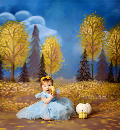 Autumn Falls - With Sweep Option