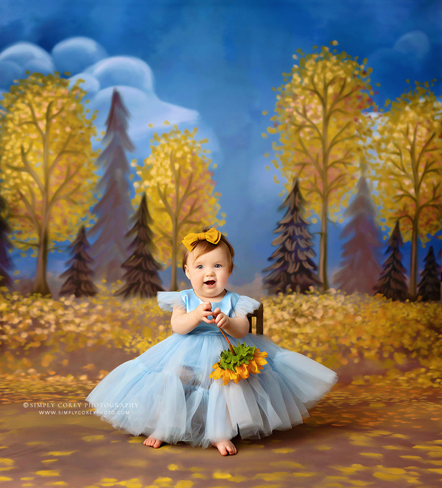 Autumn Falls - With Sweep Option