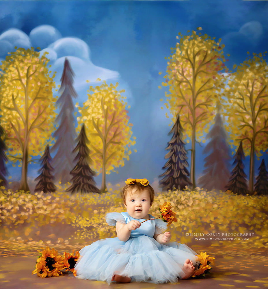 Autumn Falls - With Sweep Option