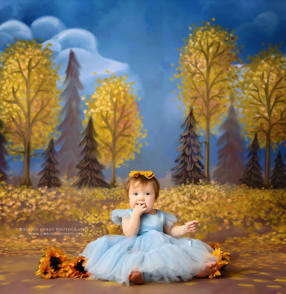 Autumn Falls - With Sweep Option