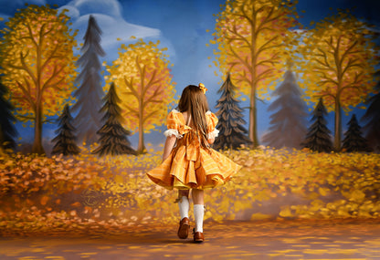 Autumn Falls - With Sweep Option