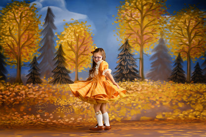 Autumn Falls - With Sweep Option