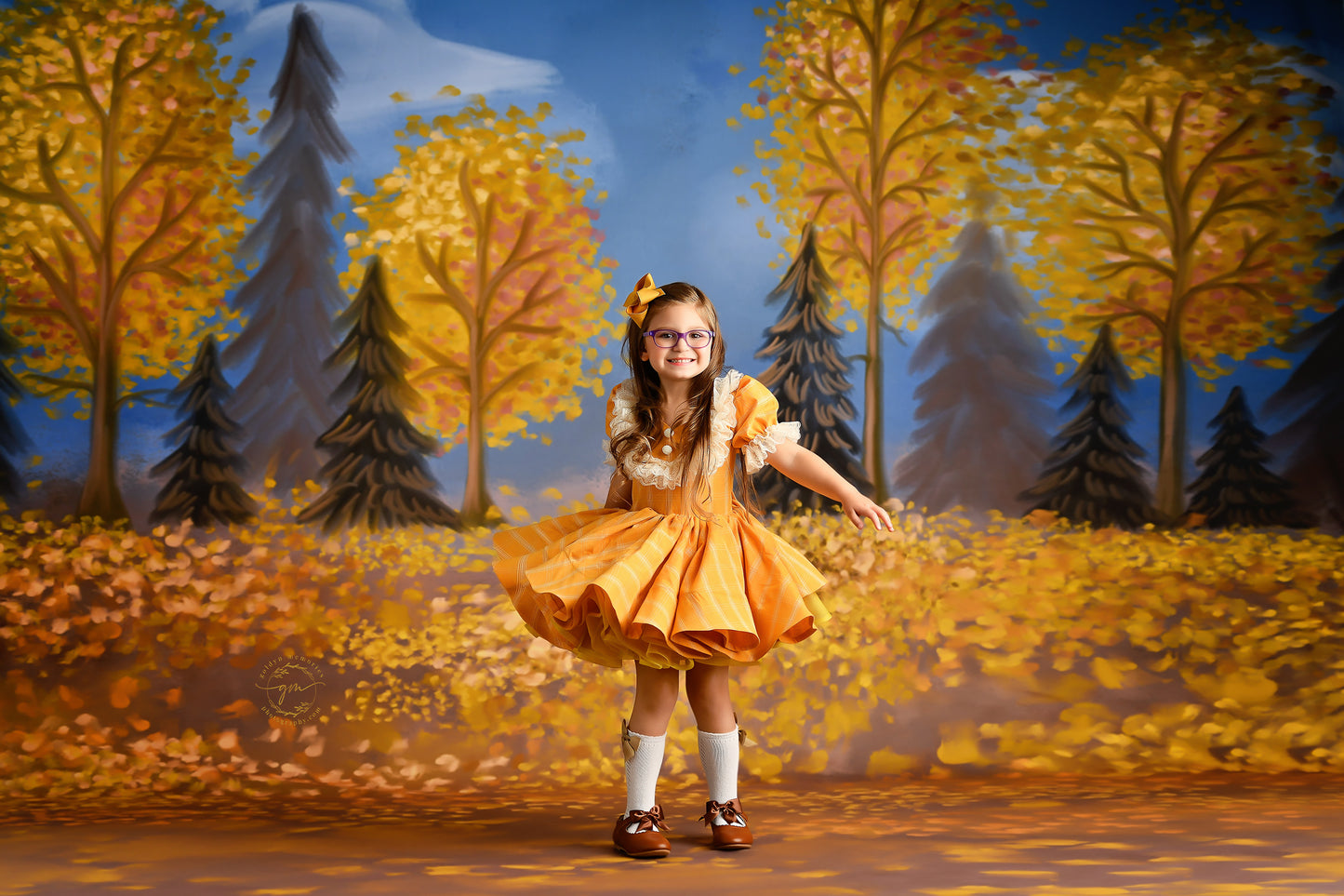 Autumn Falls - With Sweep Option