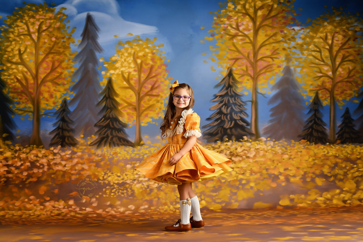 Autumn Falls - With Sweep Option