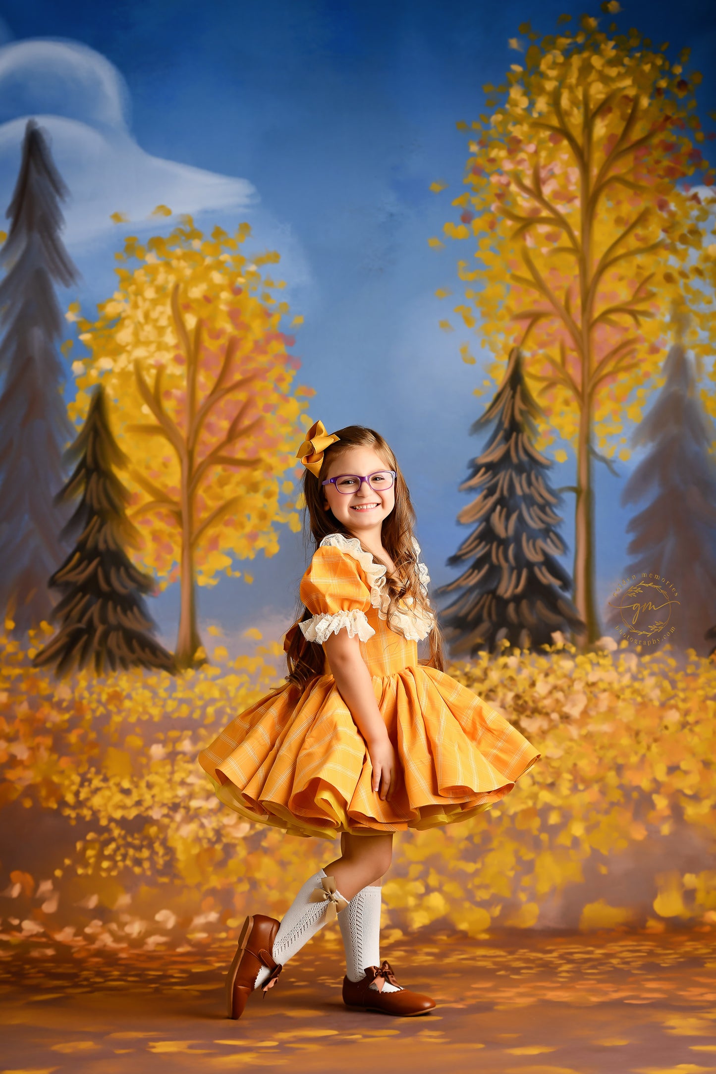 Autumn Falls - With Sweep Option