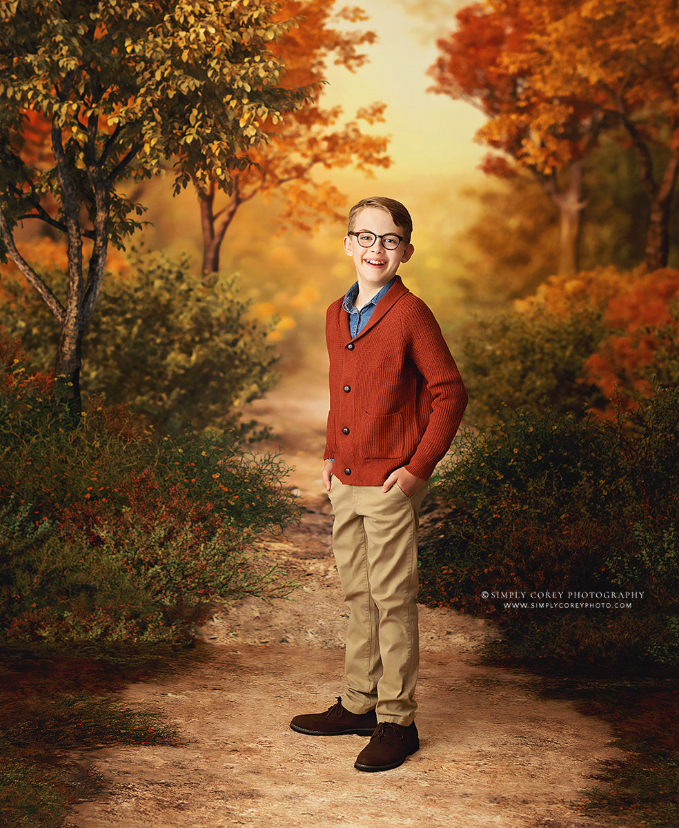 Autumn Forest Path - With Sweep Option