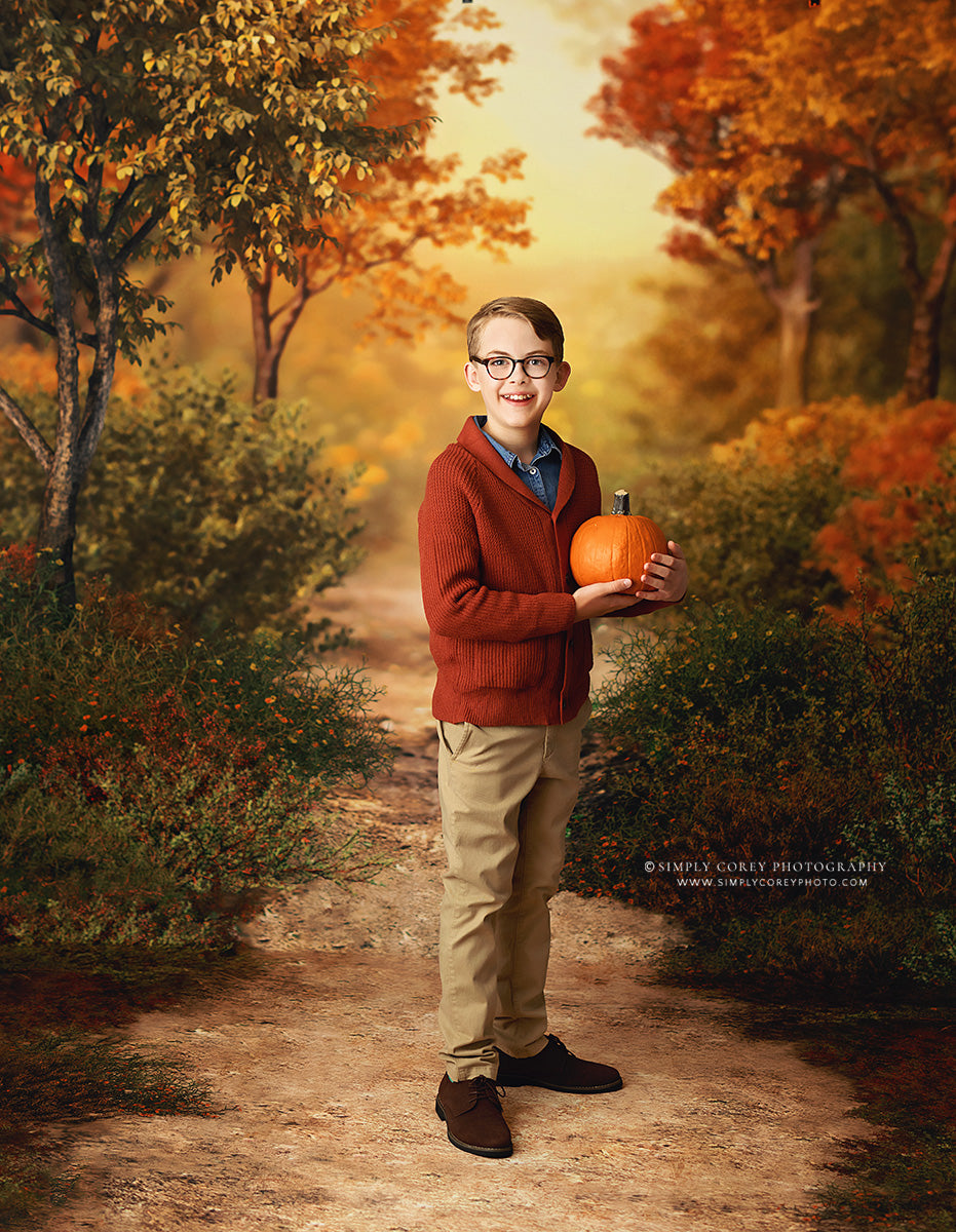 Autumn Forest Path - With Sweep Option