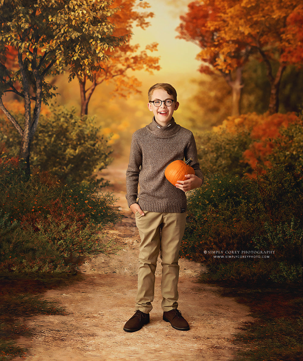 Autumn Forest Path - With Sweep Option