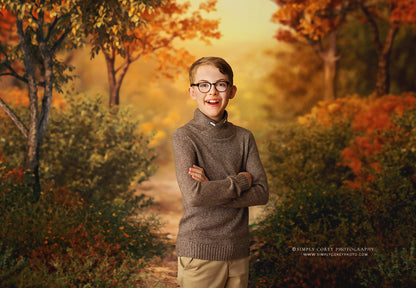 Autumn Forest Path - With Sweep Option