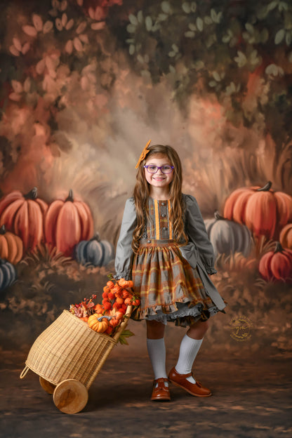 Autumn Pumpkin Paradise - With Sweep Option