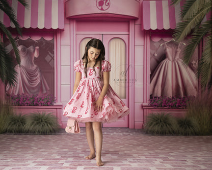 Barbie Boutique - With Pink Brick - With Sweep Option