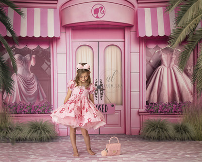 Barbie Boutique - With Pink Brick - With Sweep Option