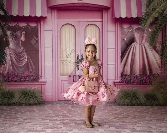 Barbie Boutique - With Pink Brick - With Sweep Option